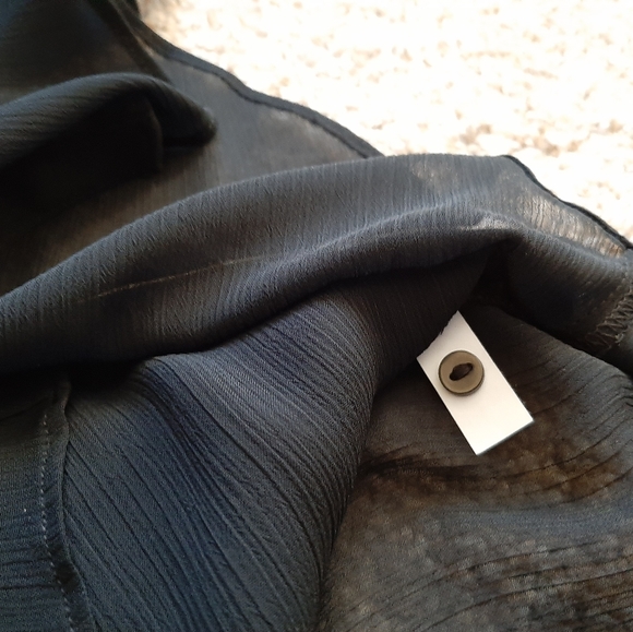 THE LIMITED - Black sheer tunic for women - Size L - Picture 7 of 9